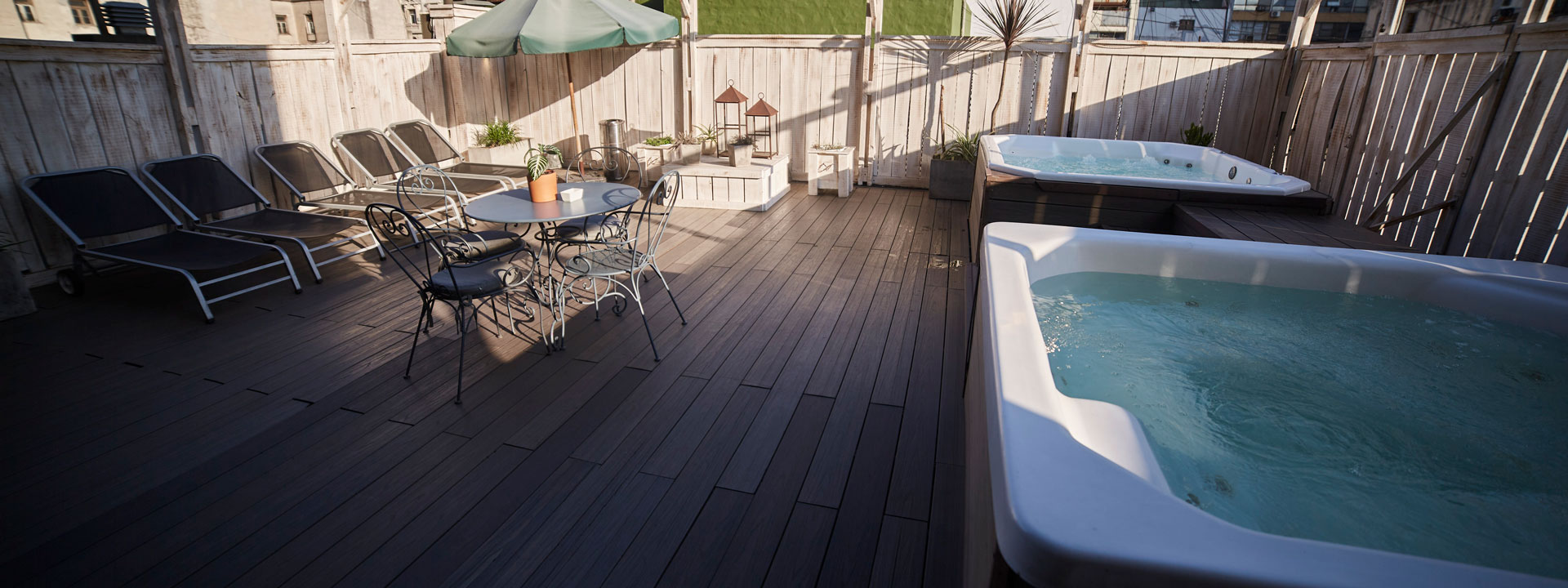 jacuzzis hotel lennox terraza