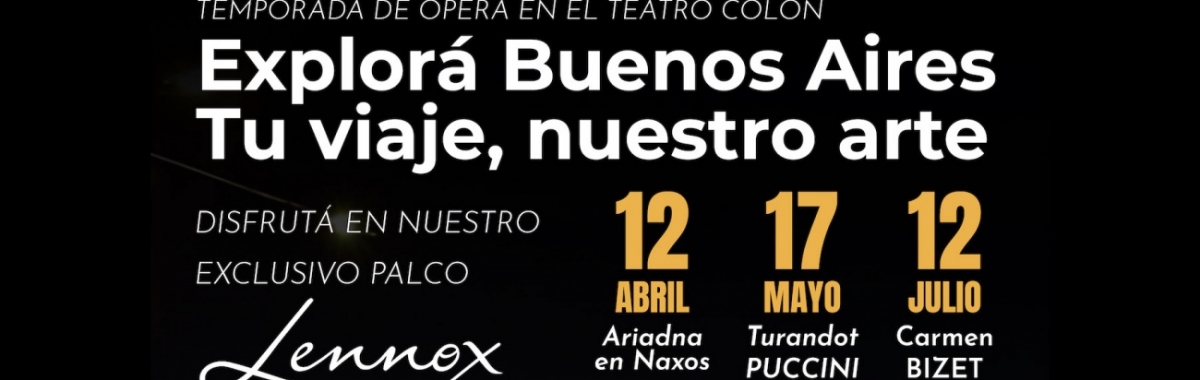 Temporada de Opera en El Teatro Colon 